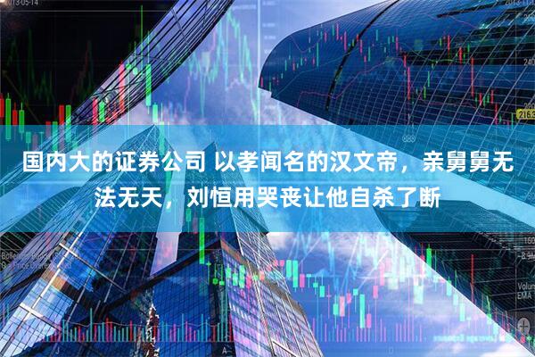 国内大的证券公司 以孝闻名的汉文帝，亲舅舅无法无天，刘恒用哭丧让他自杀了断